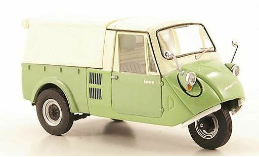 Mazda K360 Base 1/43 Ebbro gr&Atilde;&frac14;n/beige Dreirad-Pritsche/Plane 1962 modellautos