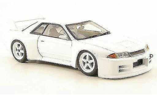 Nissan Skyline R32 1/43 Ebbro GT-R weiss Test Car JGTC 1994 modellautos