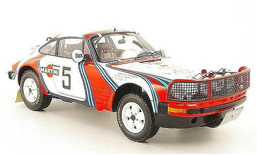 Porsche 911 SC 1/18 Spark 3.0 no.5 martini east afrika safari rallye 1978 b.waldegaard/h.thorszelius modellautos