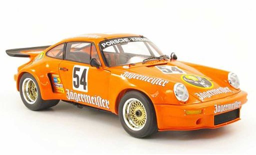Porsche 911 RSR 1/18 Spark 3.0 no.54 jagermeister b.wollek nurburgring 1975 modellautos