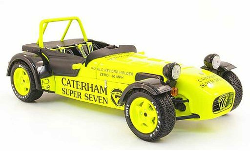 Caterham Super Seven JPE 1/18 Kyosho gelb modellautos