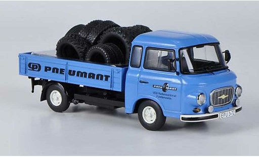 Barkas B 1000 plateau 1/43 Schuco Pritsche Pneumant avec Reifenbeladung modellautos