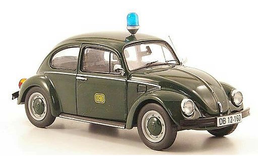 Volkswagen Kafer Base 1/43 Schuco DB Bahnpolizei modellautos