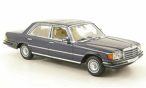 Mercedes 450 Base 1/43 Minichamps 6.9 (W116) blau modellautos