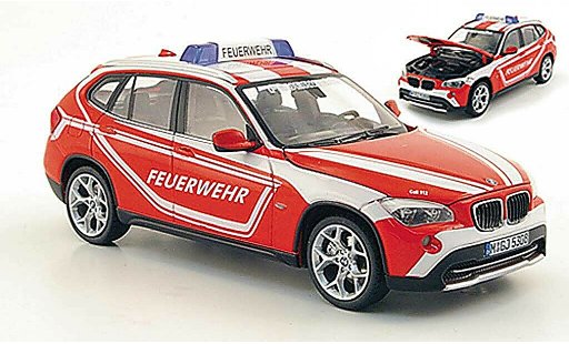 Bmw X1 E84 1/43 Schuco pompier modellautos