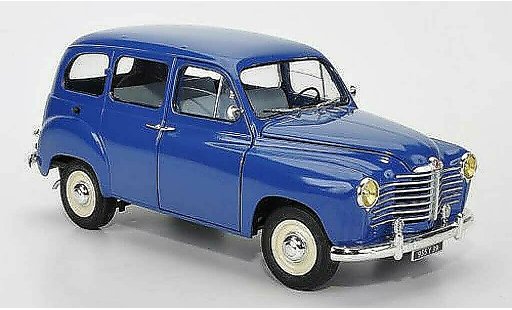 Renault Colorale Prairie 1/18 Solido blue 1953 modellautos