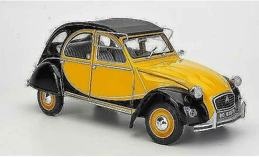 Citroen 2CV Charleston 1/18 Solido gelb/schwarz 1982 modellautos