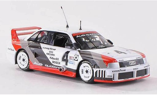 Audi 90 quattro course 1/43 Minichamps No.4 of America H.J.st&Atilde;&frac14;ck IMSA GT 200 Miles Mid-Ohio 1989 H.J.st&Atilde;&frac14;ck Collection modellautos