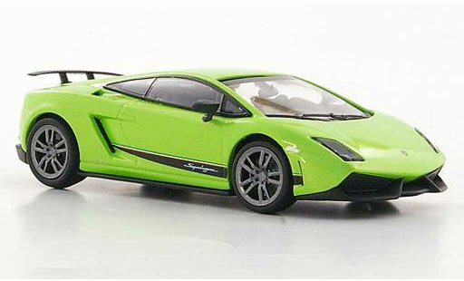 Lamborghini Gallardo LP570-4 1/43 Minichamps Superleggera gr&Atilde;&frac14;n 2010 modellautos