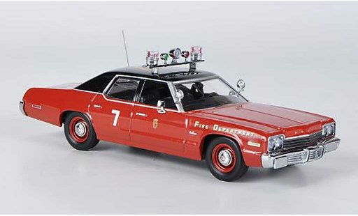 Dodge Monaco 1974 1/43 Minichamps Fire Department rot/schwarz modellautos