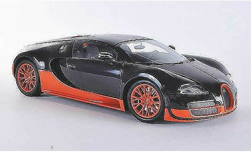 Bugatti Veyron Super Sport 1/18 Minichamps carbon/orange 2011 modellautos