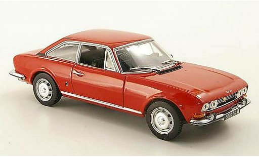 Peugeot 504 coupe 1/43 Norev rot 1969 modellautos