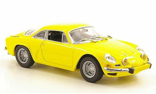 Alpine A110 rallye 1/43 Minichamps gelb 1971 modellautos