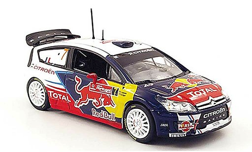 Citroen C4 WRC 2010 1/43 Norev No.7 Red Bull Rally de Portugal modellautos