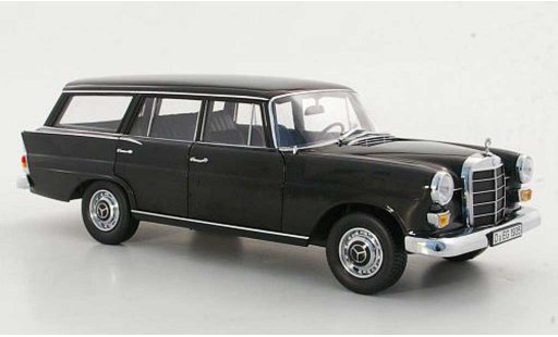 Mercedes 200 Base 1/18 Norev (W110) Universal schwarz 1968 modellautos