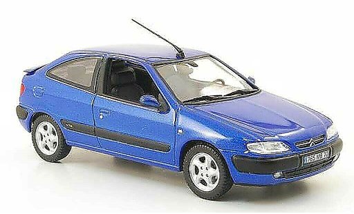 Citroen Xsara VTS 1/43 Norev blau 3-portes 1997 modellautos