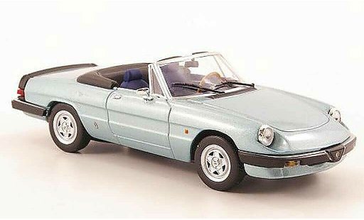 Alfa Romeo Spider Duetto 2000 1/43 Minichamps 1983 2.0 grau gr&Atilde;&frac14;n modellautos