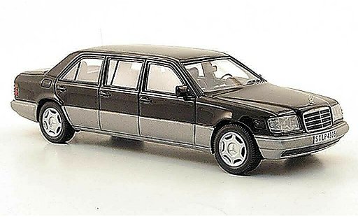 Mercedes 250 Base 1/43 Neo E Diesel (V124) schwarz W124-Langversion 1990 modellautos