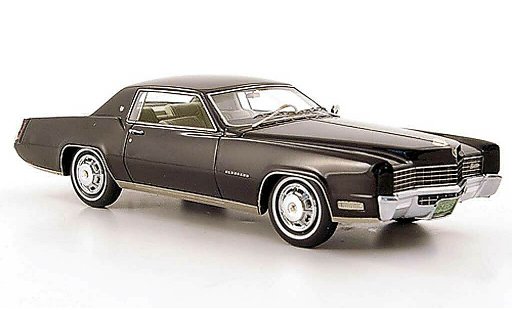 Cadillac Eldorado Coupe 1/43 Neo 2-portes schwarz 1967 modellautos