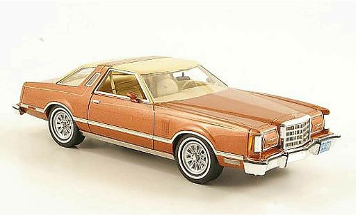 Ford Thunderbird 1977-1979 1/43 Neo kupfer/beige modellautos