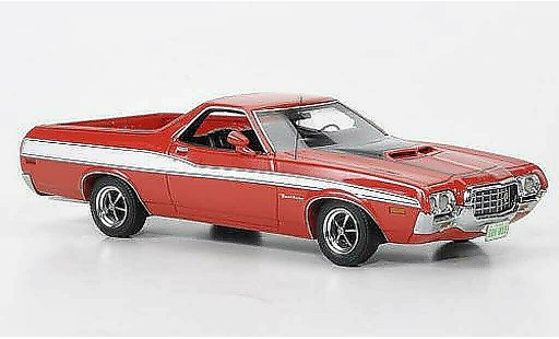 Ford Ranchero GT 1/43 Neo rot/schwarz/weiss 1972 modellautos