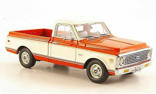 Chevrolet C-10 Pickup 1/43 Neo orange/weiss 1971 modellautos