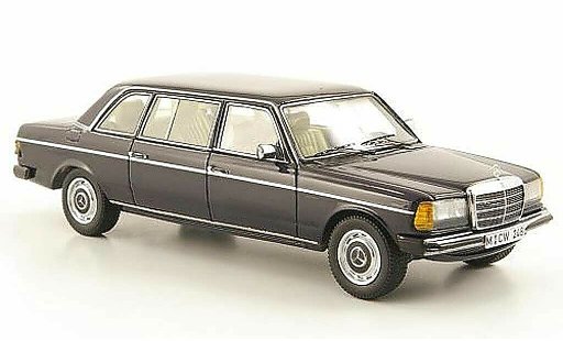Mercedes 240 Coupe 1/43 Neo D Lang (V123) blau W123-Langversion limited edition 1978 modellautos