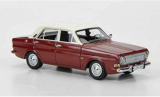 Ford Taunus 12M 1/43 Neo P6 rot/weiss 4-portes limited edition modellautos