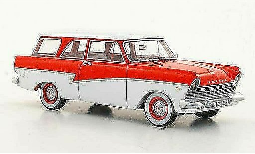 Ford Taunus 17M P2 1/43 Neo Turnier rot/weiss limited edition modellautos