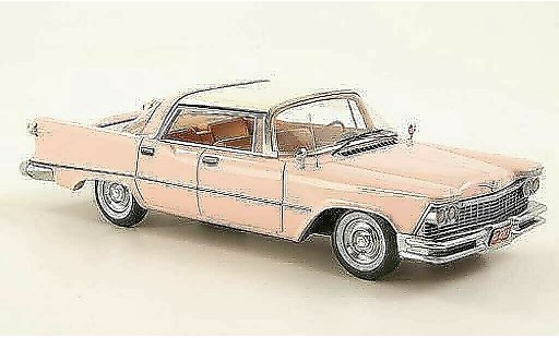 Imperial Crown Southampton Edition Limit&Atilde;&copy;e 1/43 American Excellence 4-portes HardTop pink/weiss limited 1957 modellautos