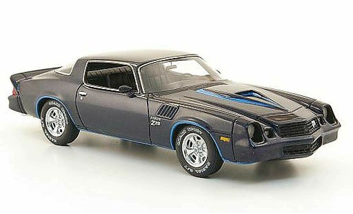 Chevrolet Camaro Z28 1/43 American Excellence blau avec blaun Streifen lim. Aufl. 500 1978 modellautos
