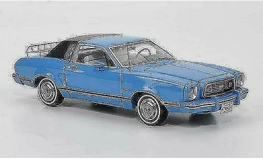 Ford Mustang Ghia 1/43 American Excellence II blau/schwarz limited edition modellautos