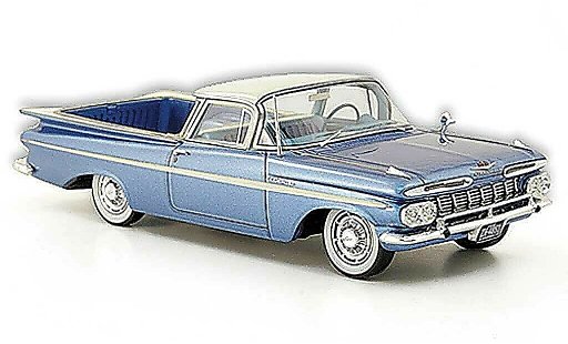 Chevrolet El Camino SS 1/43 American Excellence blau/weiss limited edition 1959 modellautos