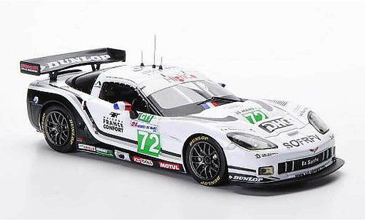Chevrolet Corvette course 1/43 IXO C6 R No.72 S.Gregoire / J.Policard / D.Hart 24h Le Mans 2010 modellautos