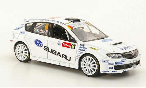 Subaru Impreza WRC 1/43 IXO STI No.6 T.Arai / D.Barret Rally Ypern 2010 modellautos