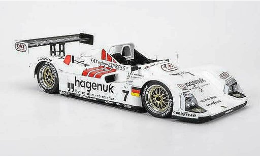 Porsche 911 S 1/18 Spark Joest WSC 95 No.7 Hagenuk M.Alboreto / S.Johansson / T.Kristensen 24h Le Mans 1997 modellautos