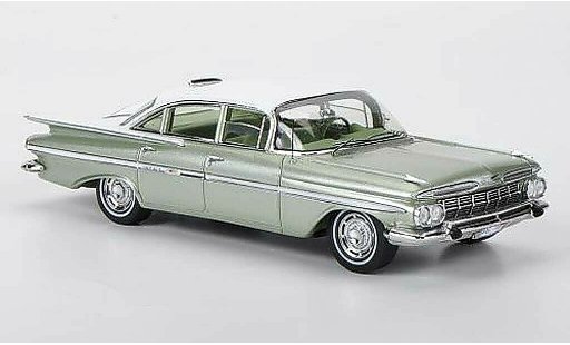 Chevrolet Impala Sedan 1/43 Spark 1959 Six Window graugr&Atilde;&frac14;n/weiss 1959 modellautos