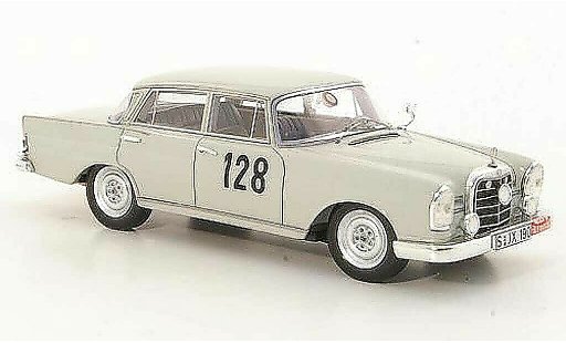 Mercedes 220 SE 1/43 Spark (W111) No.128 W.Schock / R.Moll Rally Monte Carlo 1960 modellautos