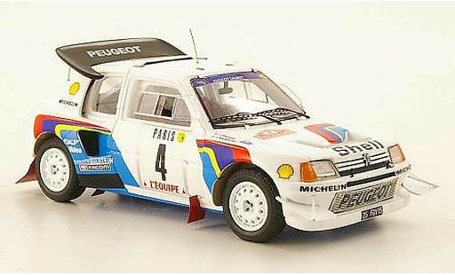 Peugeot 205 Turbo 16 1/43 Spark T16 Evolution 2 No.4 Monte Carlo Rally 1986 modellautos