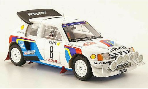 Peugeot 205 Turbo 16 1/43 Spark T16 Evolution 2 No.8 S Rally Monte Carlo 1986 modellautos