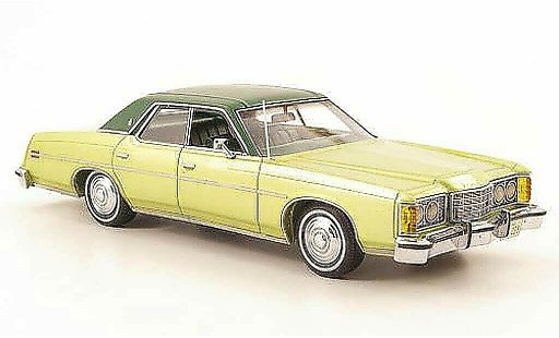 Ford LTD 1973 1/43 American Excellence gr&Atilde;&frac14;n/schwarz-vert modellautos