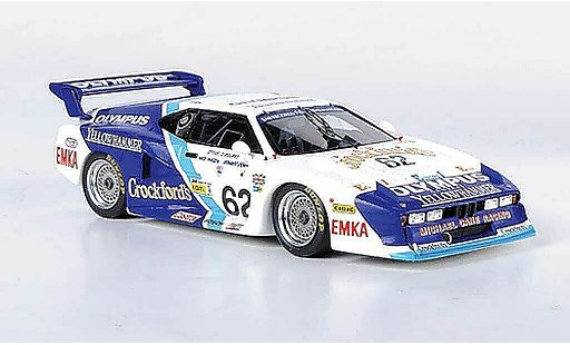 Bmw M1 1982 1/43 Spark No.62 Crockfords/Olympus 24h Le Mans S.O Rourke/N.Mason/R.Down modellautos