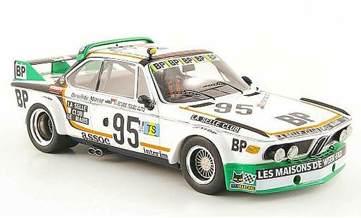 Bmw 3.0 CSL 1/43 Spark Gruppe 2 No.95 BP 24h Le Mans 1976 modellautos
