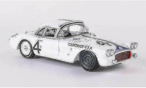 Chevrolet Corvette course 1/43 Spark C1 No.4 L.Lilley/F.Gamble 24h Le Mans 1960 modellautos