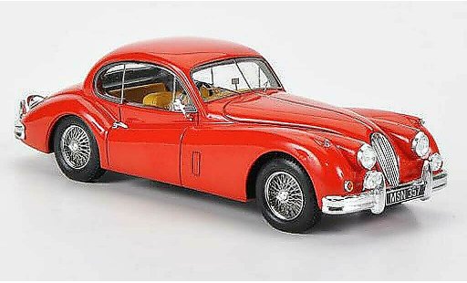 Jaguar XK 140 1/43 Spark FHC rot RHD 1954 modellautos