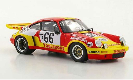 Porsche 911 Carrera 1/43 Spark R No.66 Toblerone 24h Le Mans 1974 modellautos