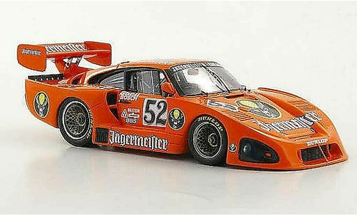 Porsche 935 1981 1/43 Spark K4 No.52 Jagermeister DRM Zolder modellautos