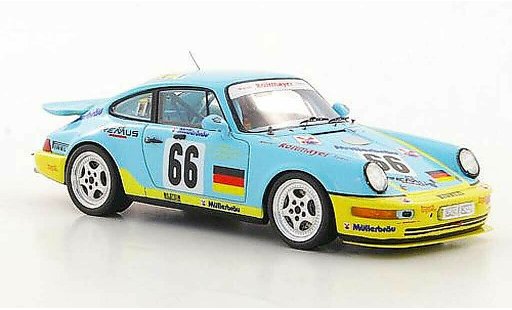Porsche 911 RS 1/43 Spark 964 Carrera No.66 G.Spreng / F.Muller / S.Angelastri 24h Le Mans 1 modellautos