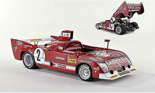 Alfa Romeo 33.3 tt12 1/43 Autoart 1975 TT 12 No.2 Campari 1000km Spa Francorchamps Pescarolo/Bell modellautos