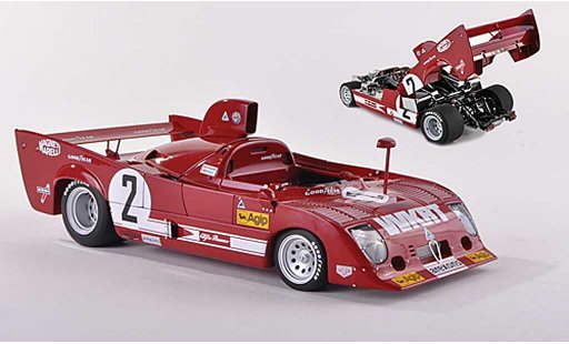 Alfa Romeo 33.3 tt12 1/43 Autoart 1975 TT 12 No.2 WKRT 1000km Monza Merzario/Lafitte modellautos